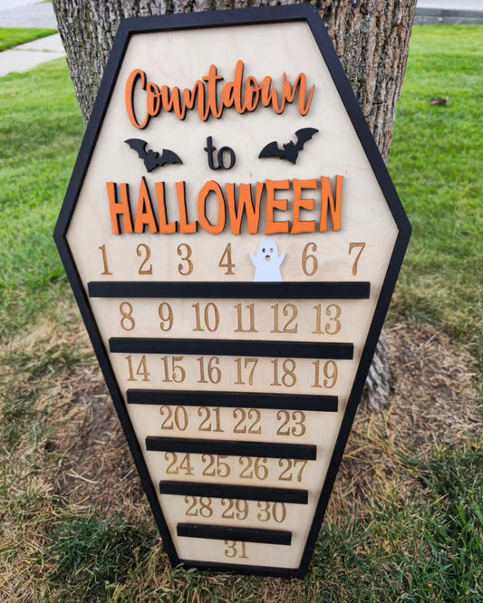 Halloween Countdown sign