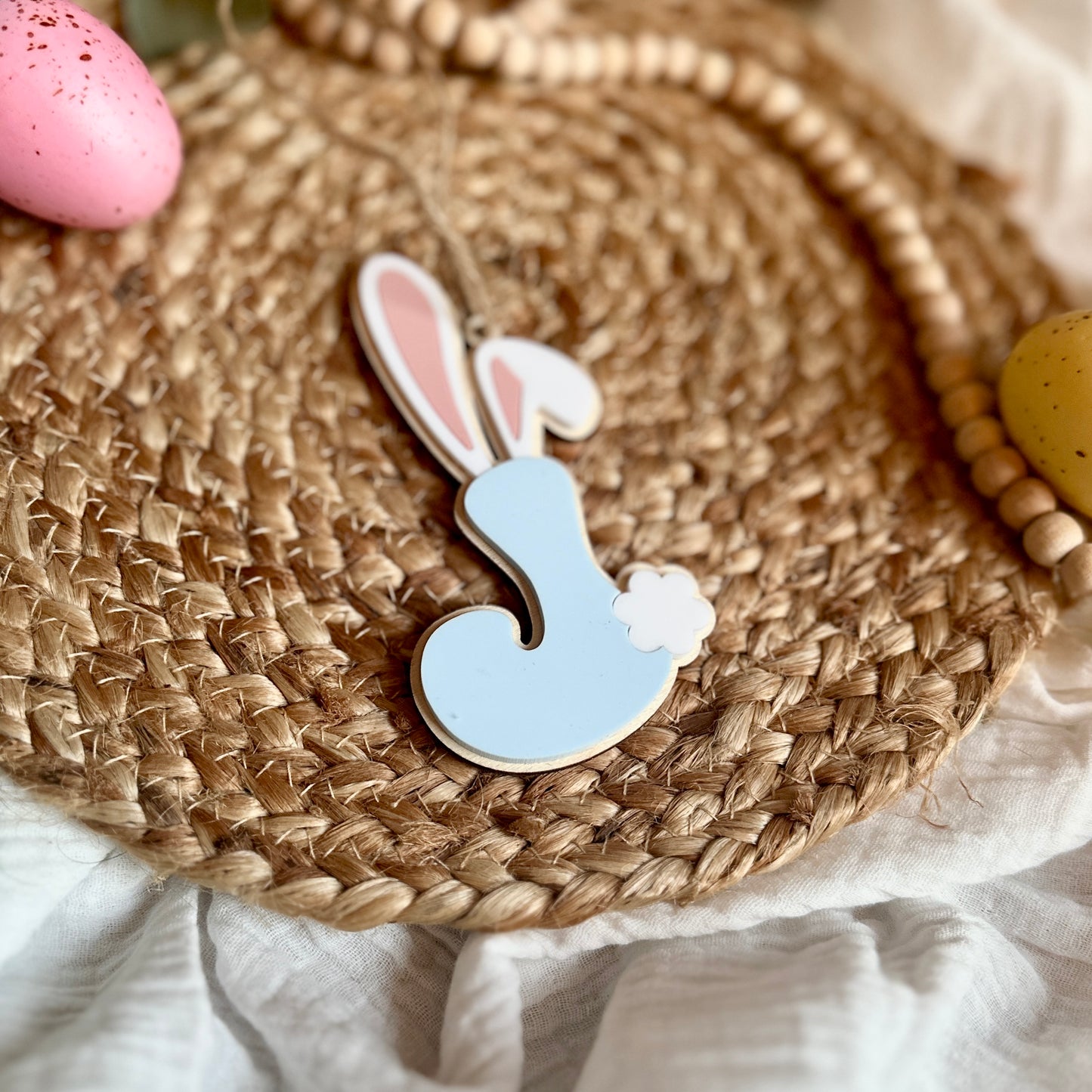 Boho Letter Easter tag