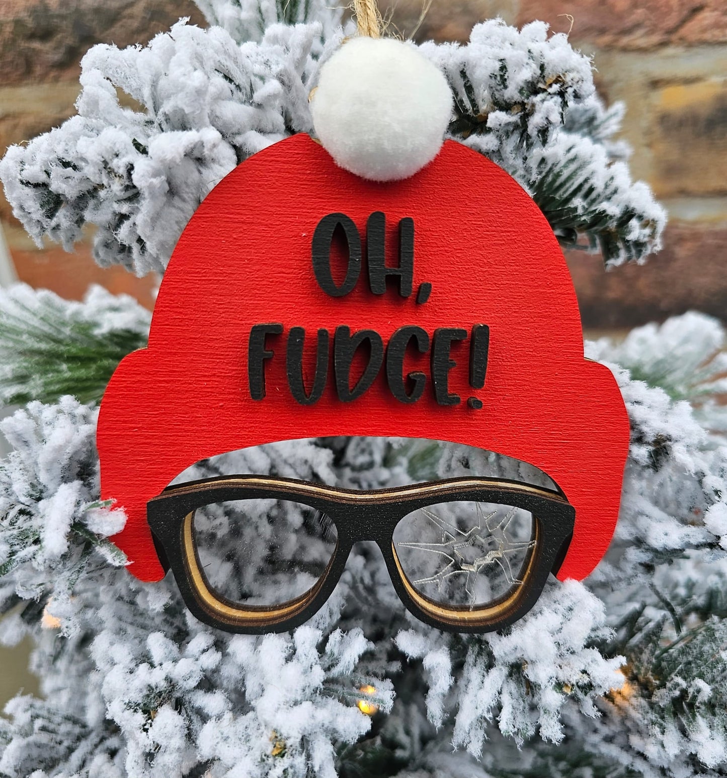 Oh Fudge Ornament