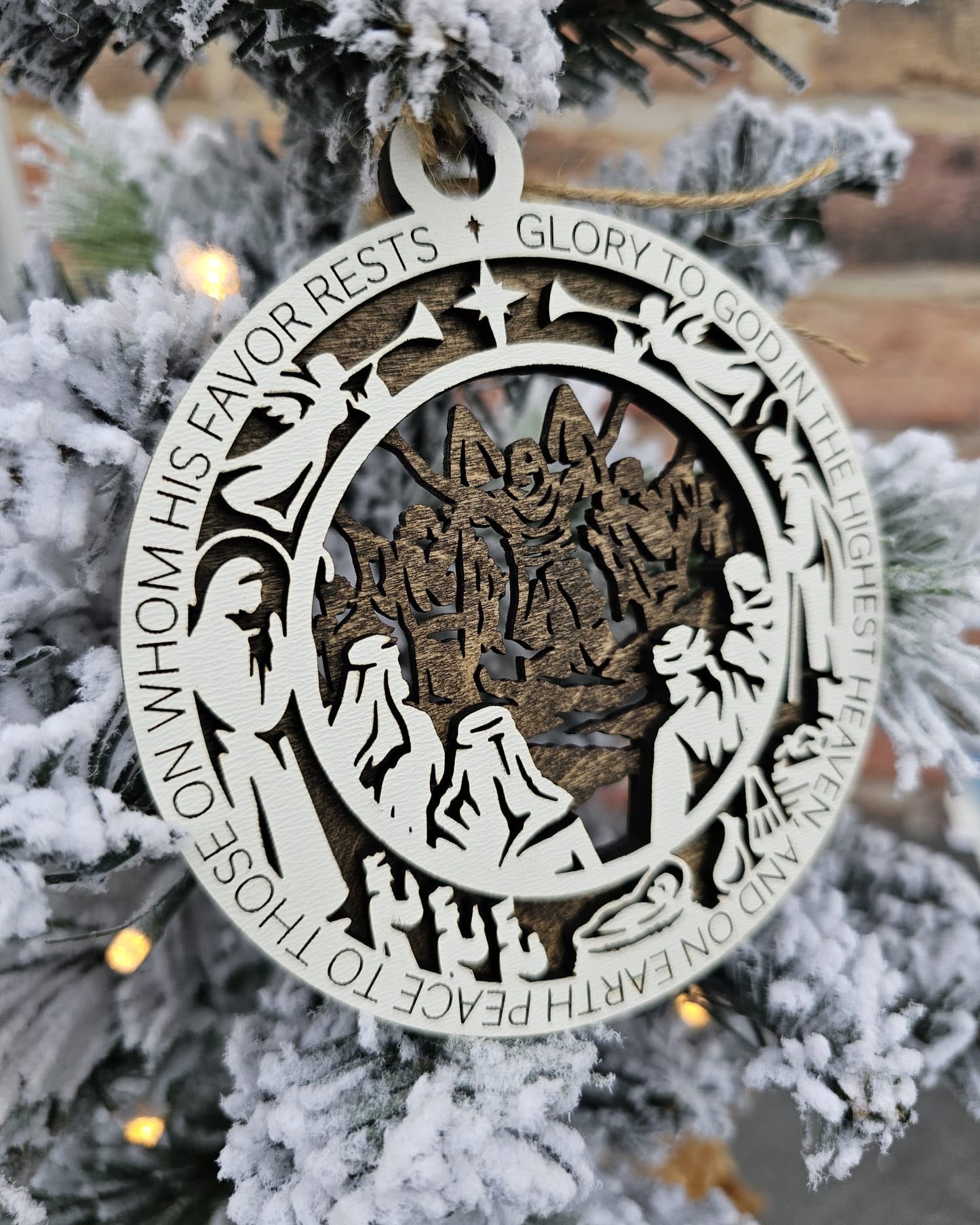 A Christmas story Nativity Ornament
