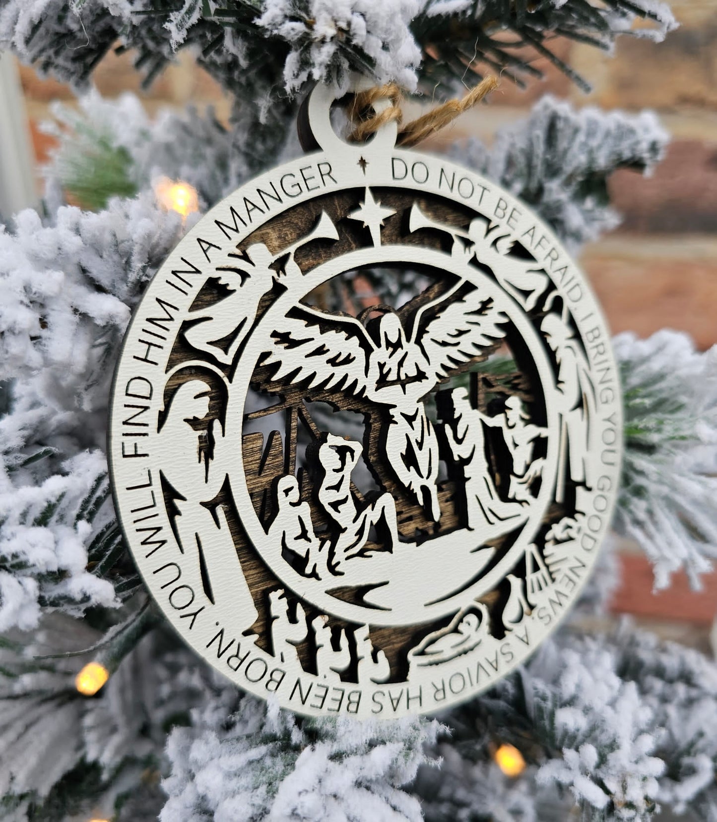 A Christmas story Nativity Ornament