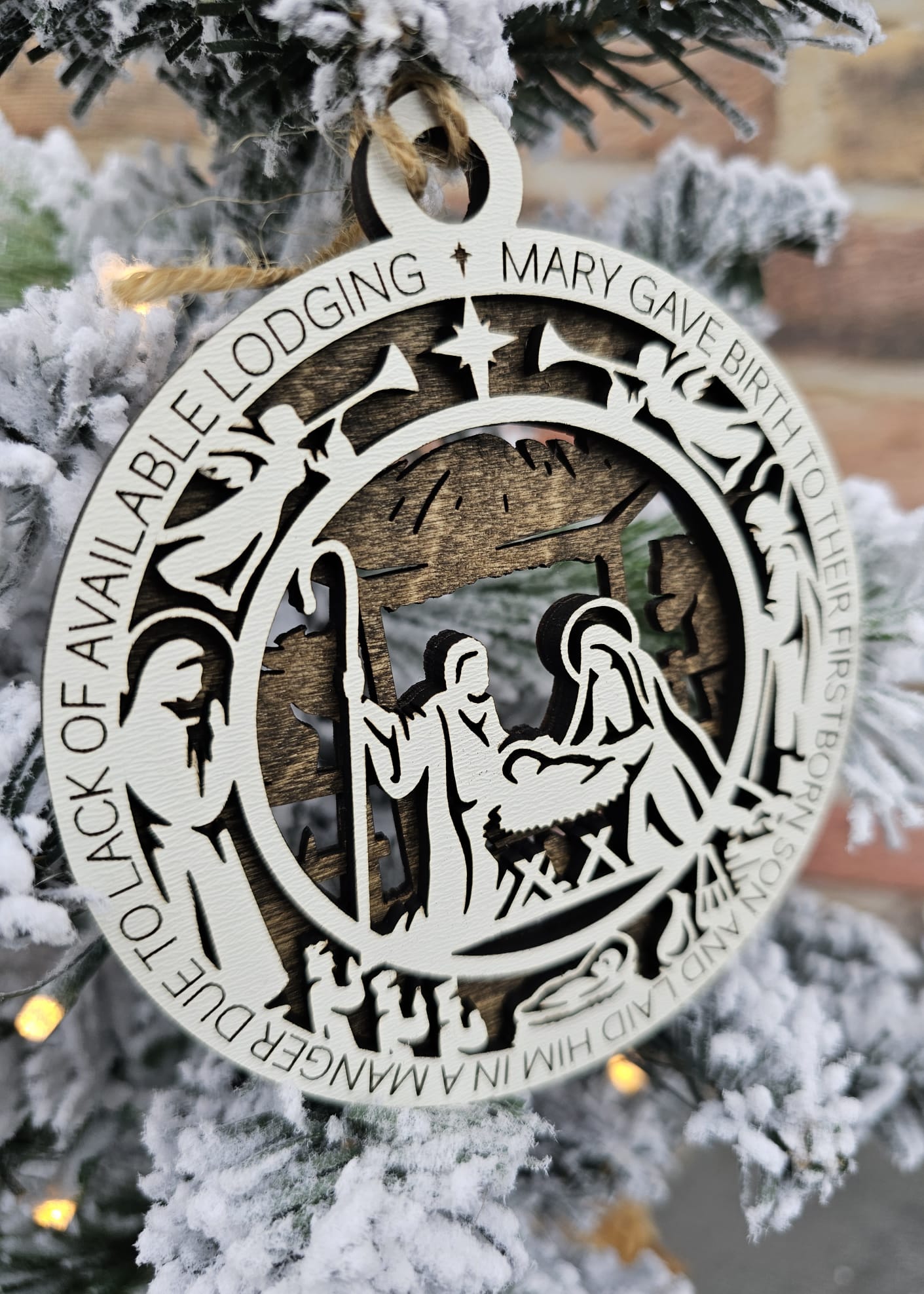 A Christmas story Nativity Ornament