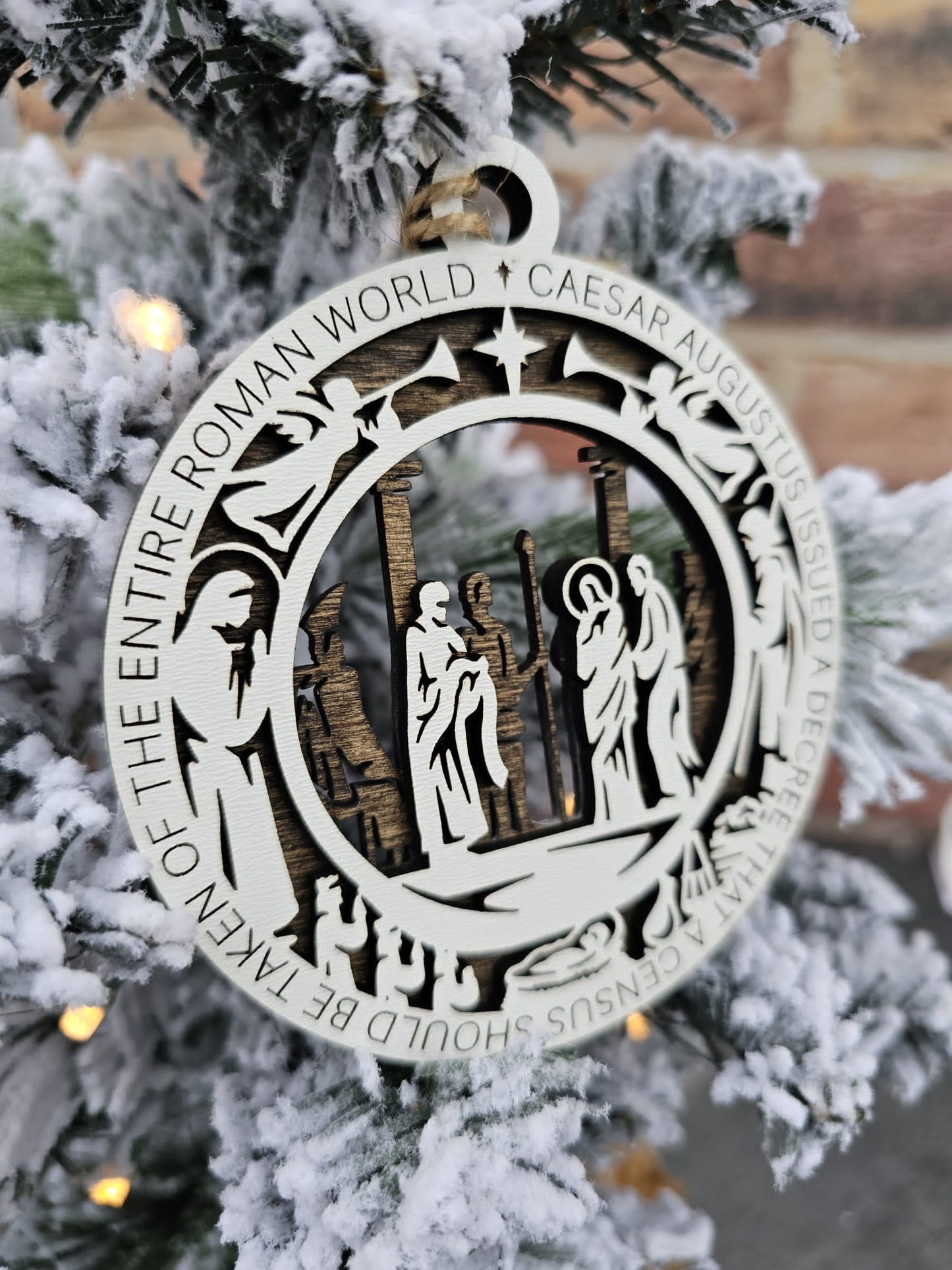 A Christmas story Nativity Ornament