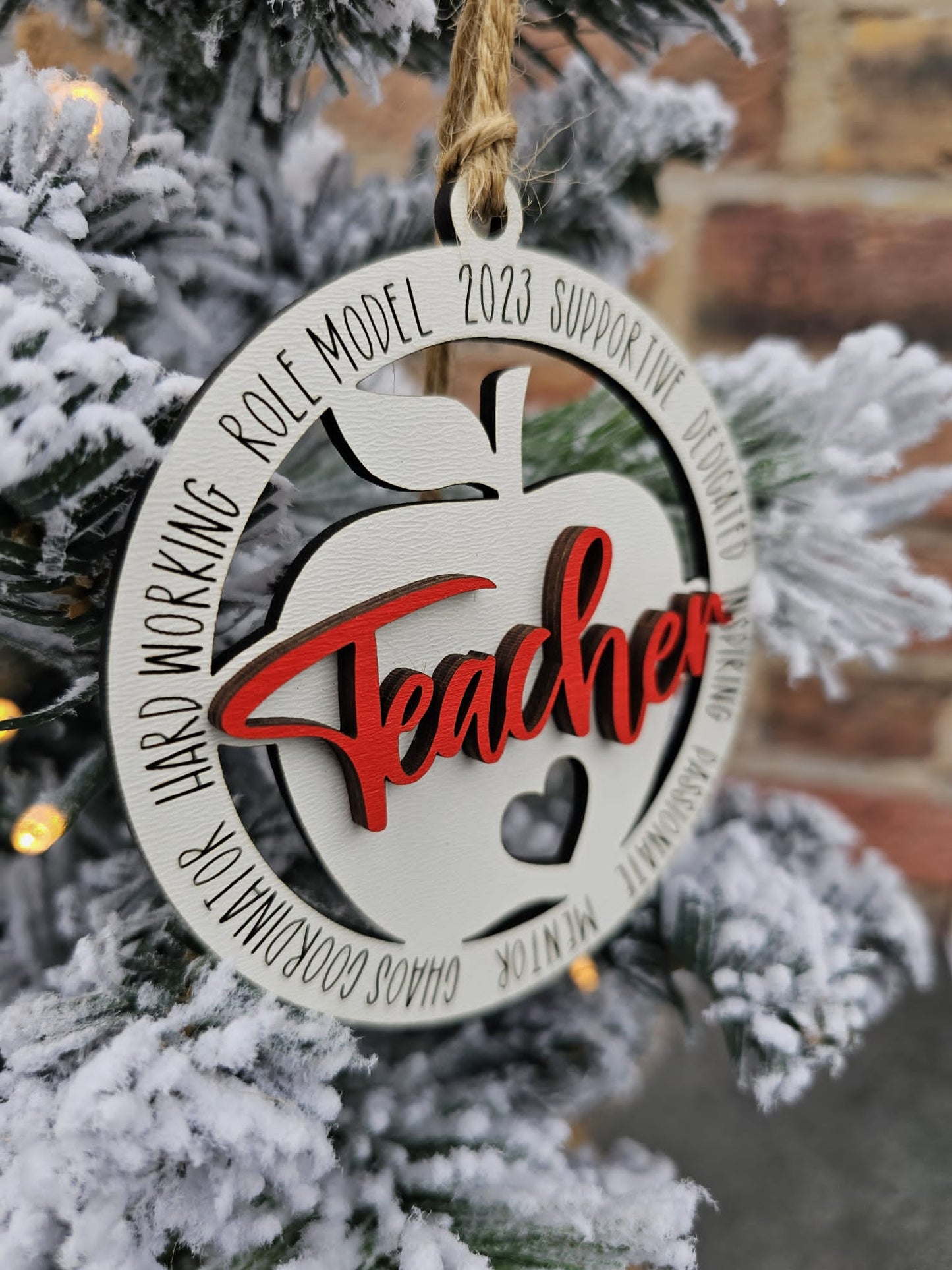 teacher ornament