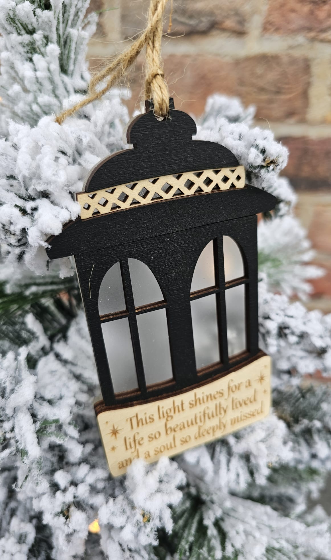 Lantern memorial Ornament
