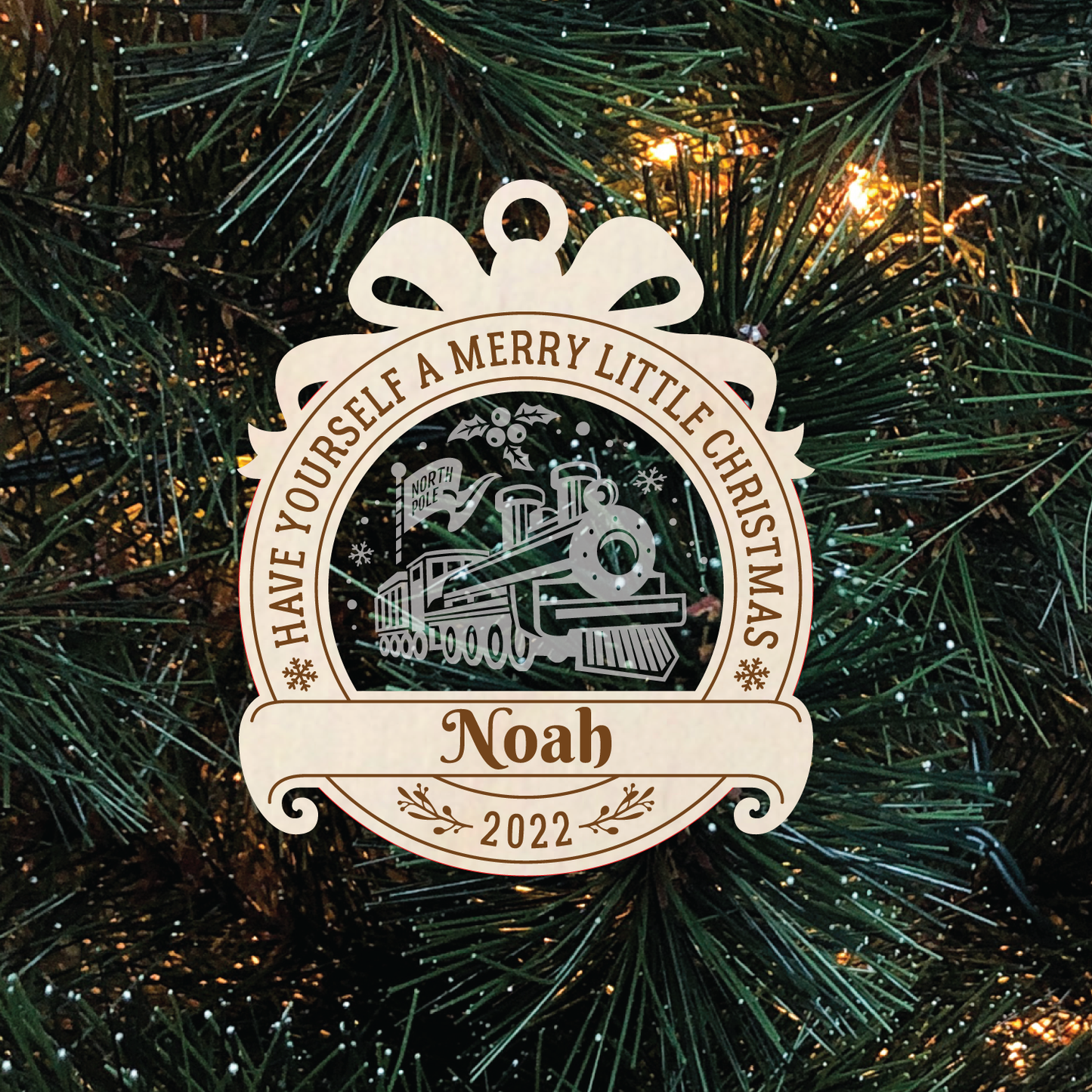 Have yourself a merry little christmas personalized acrylic ornament