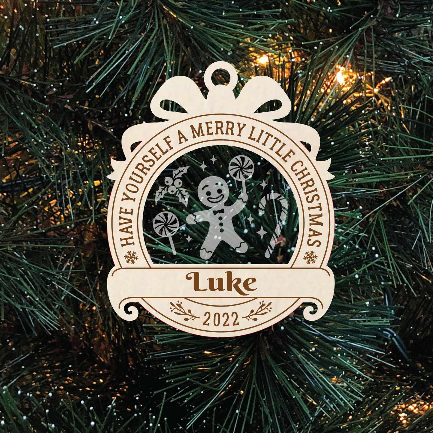 Have yourself a merry little christmas personalized acrylic ornament