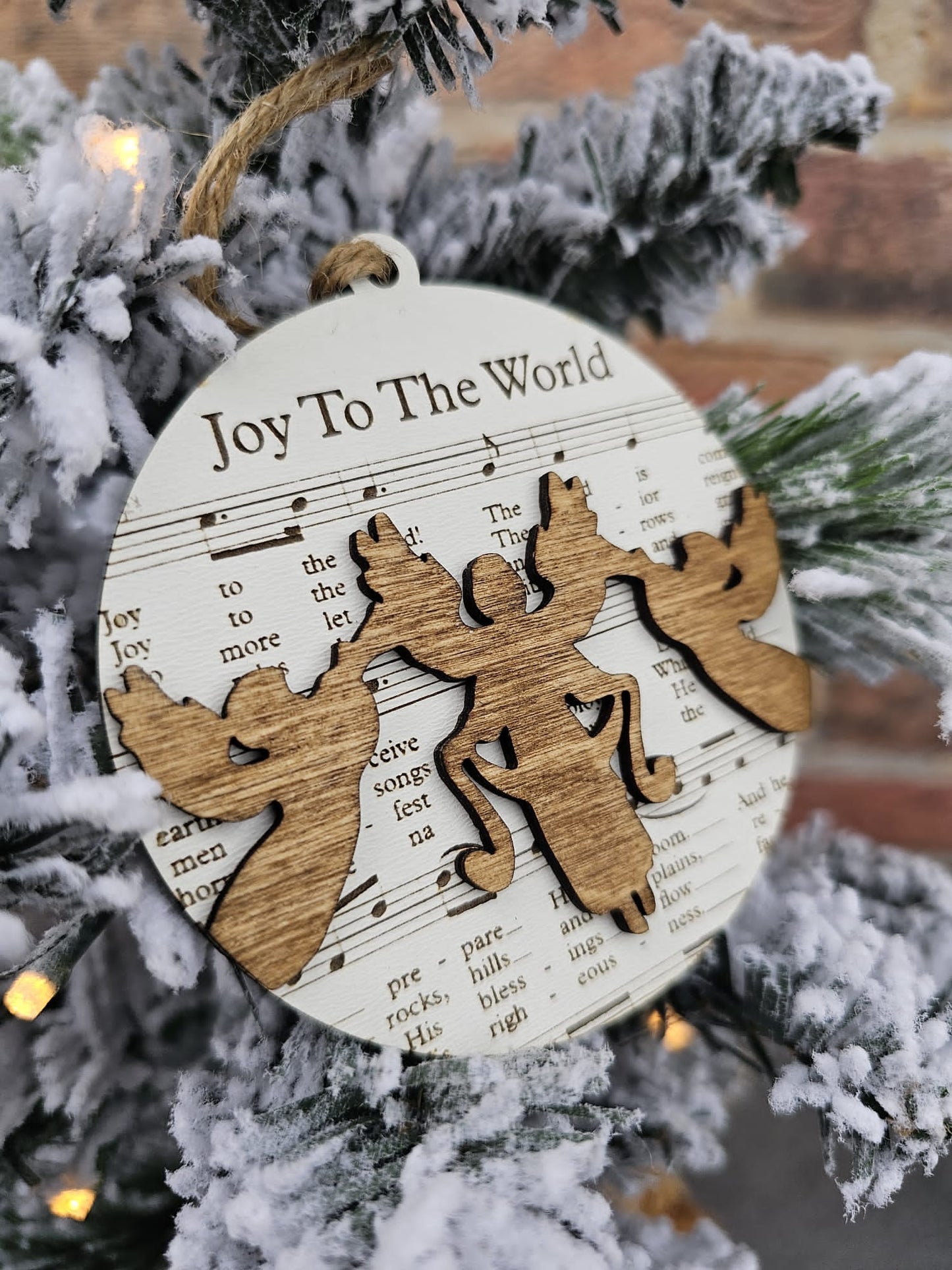 Nativity sheet music Ornament