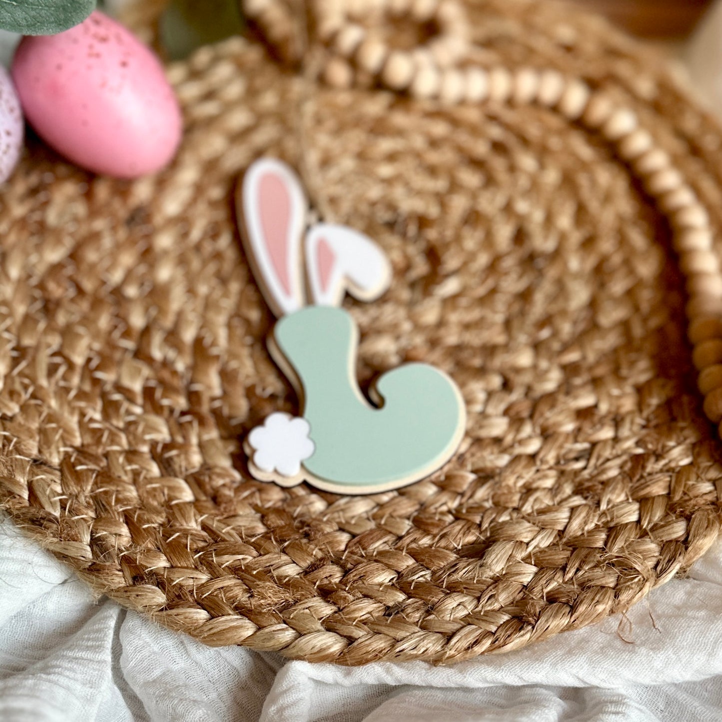 Boho Letter Easter tag