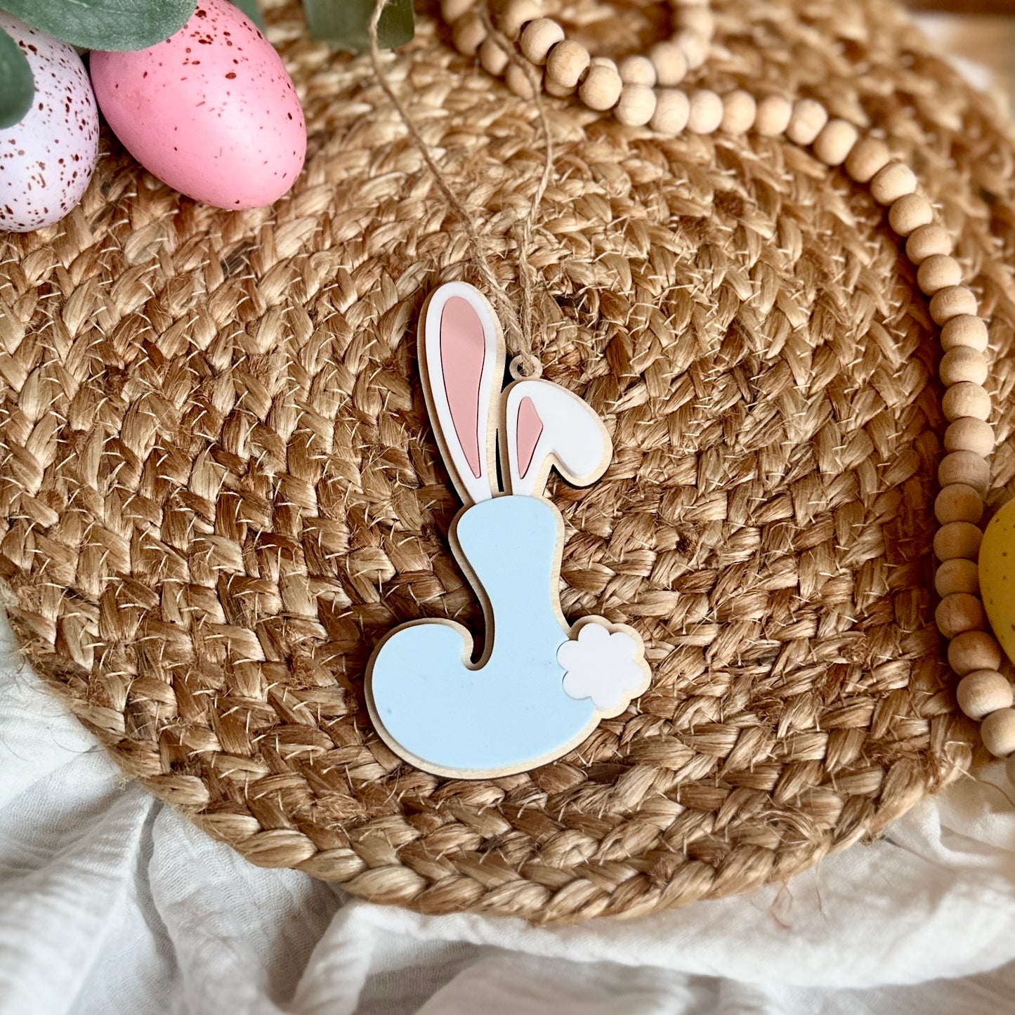 Boho Letter Easter tag