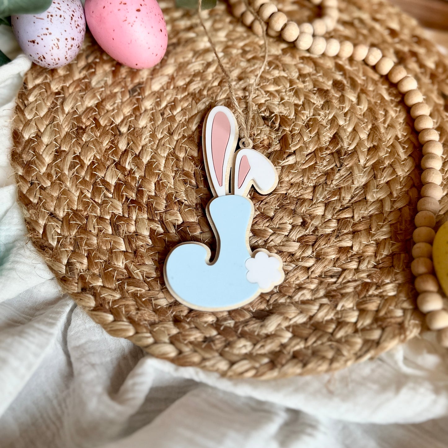 Boho Letter Easter tag