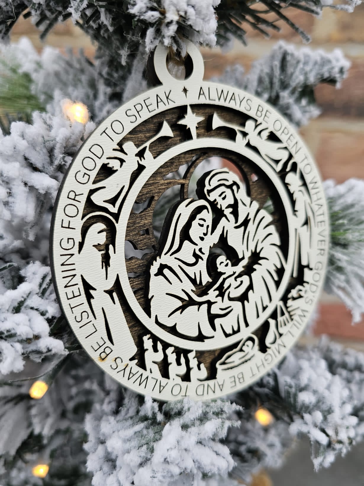 A Christmas  story Nativity Ornament
