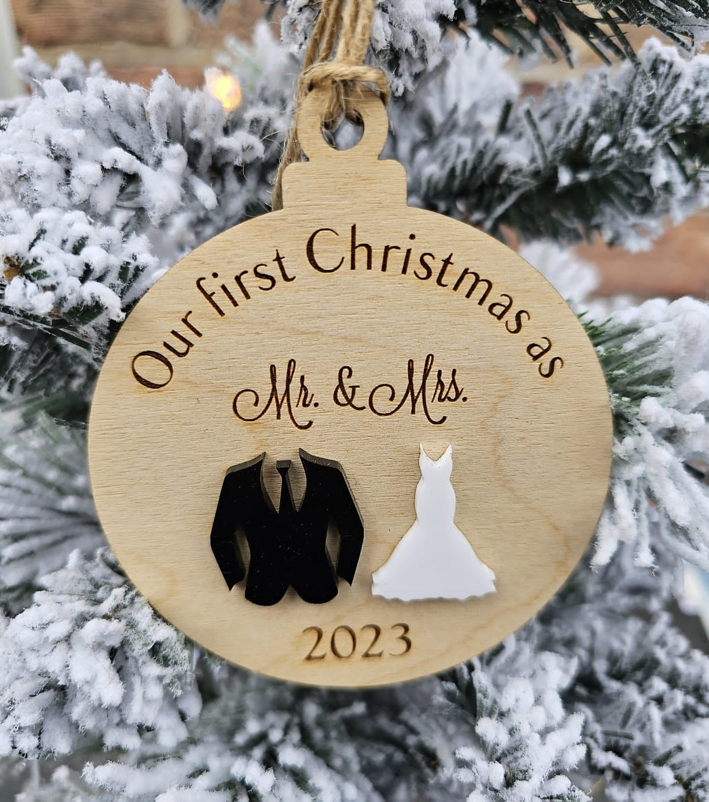 Mr& Mrs  Ornament
