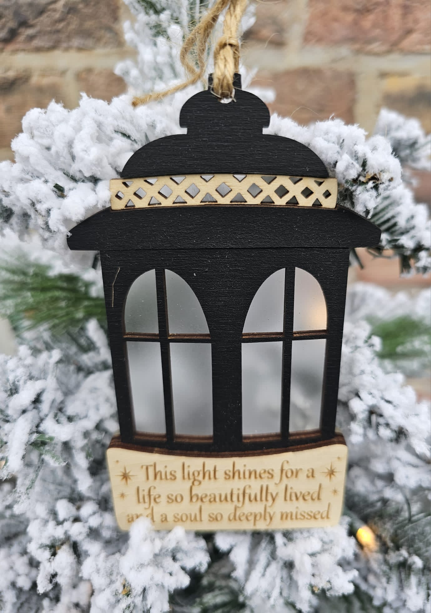 Lantern memorial Ornament