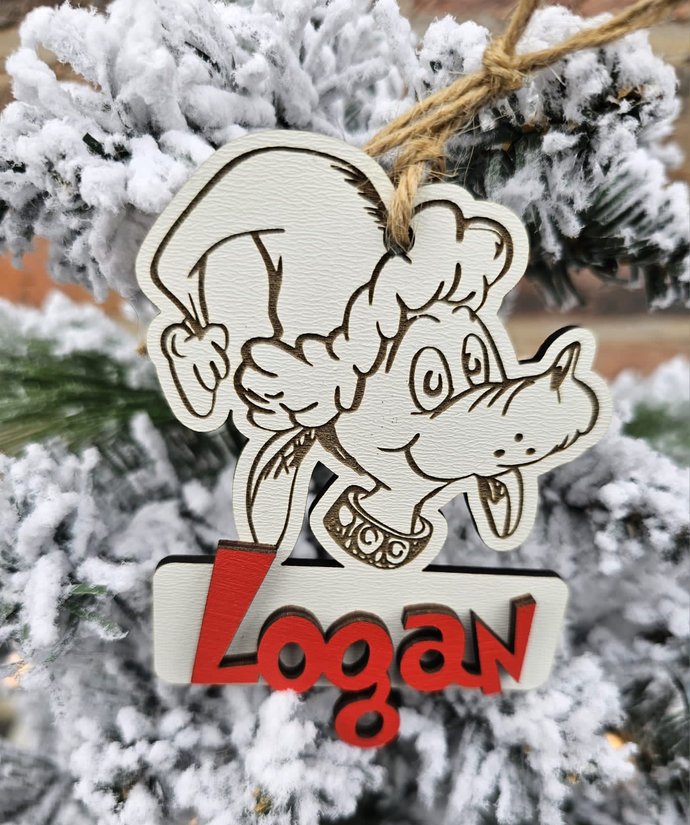 Personalized grinc character ornaments