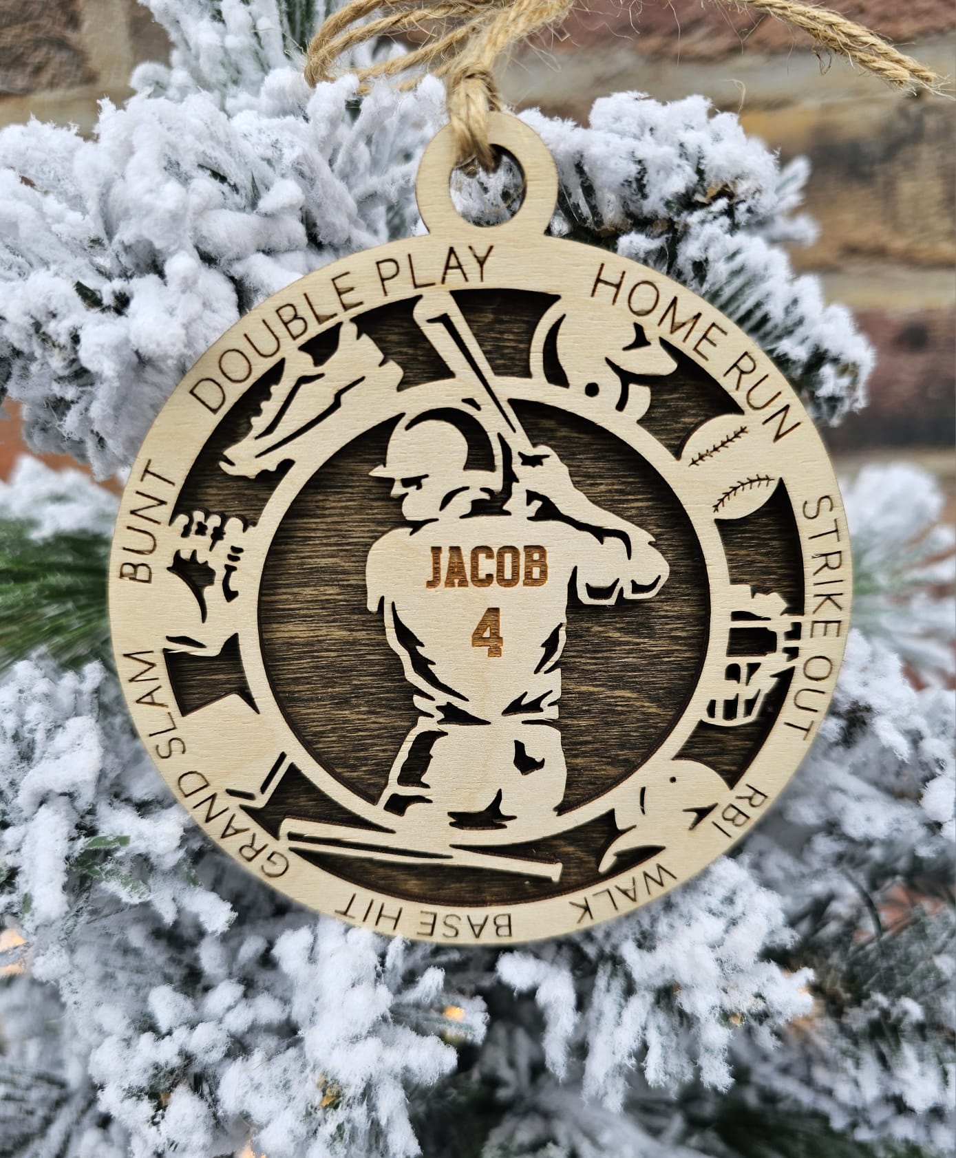 Personalized Sports ornaments