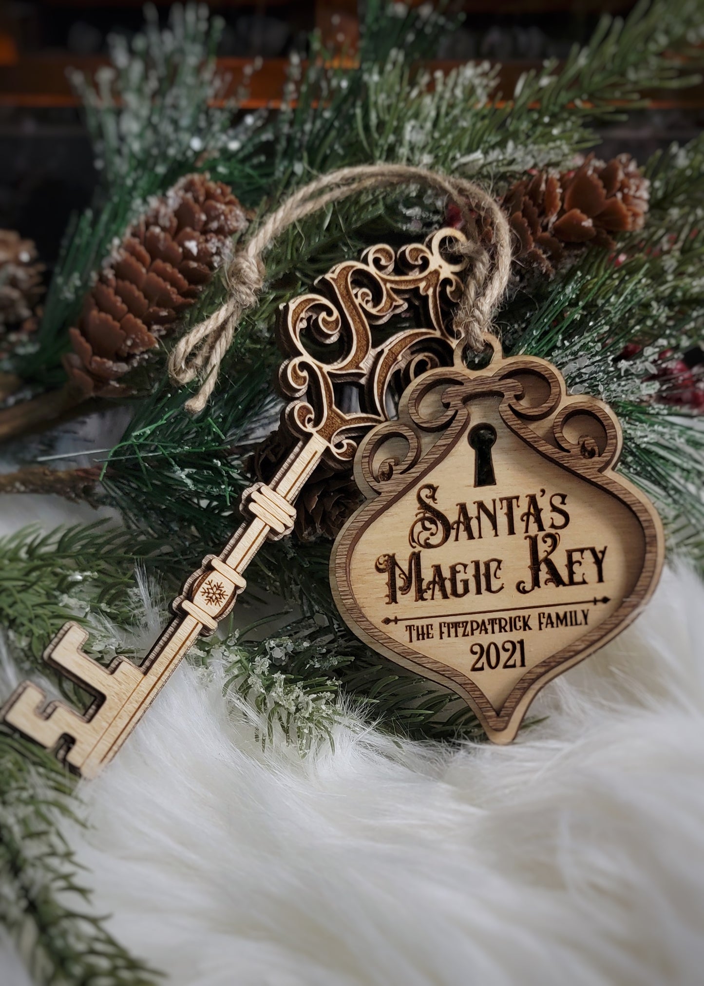 Santa's Magic key Ornament