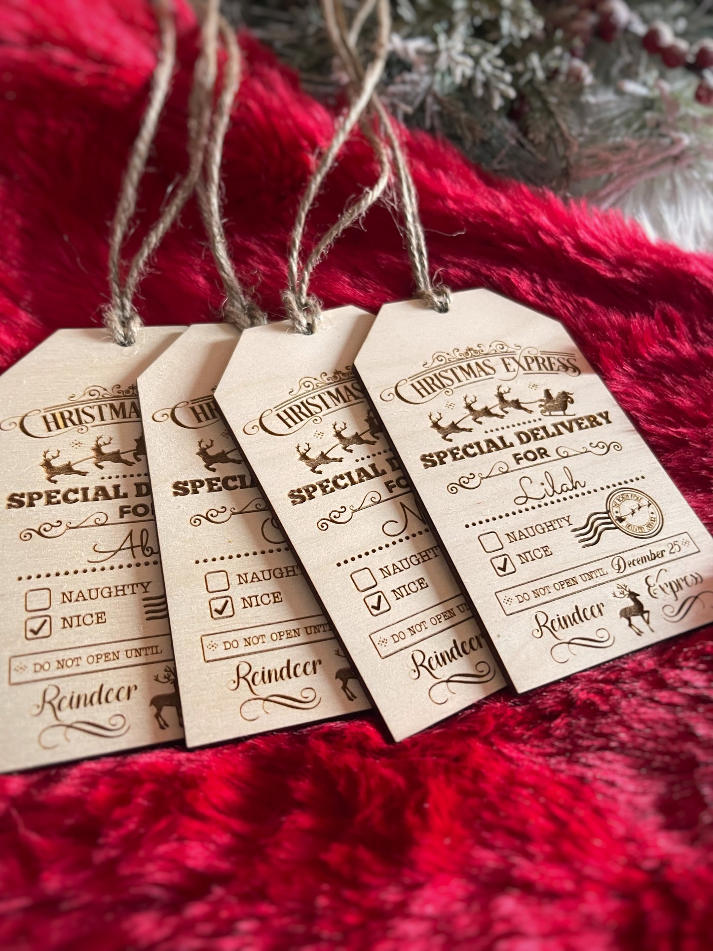 Gift delivery tag